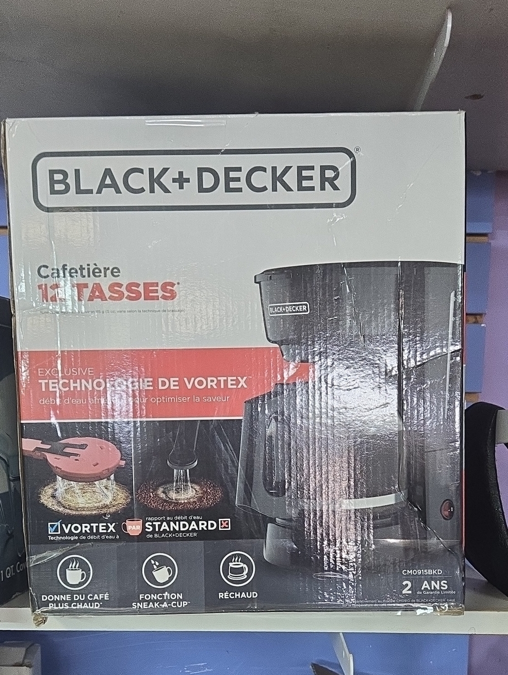 Black & Decker Black Single-Cup Vortex Coffee Brewer